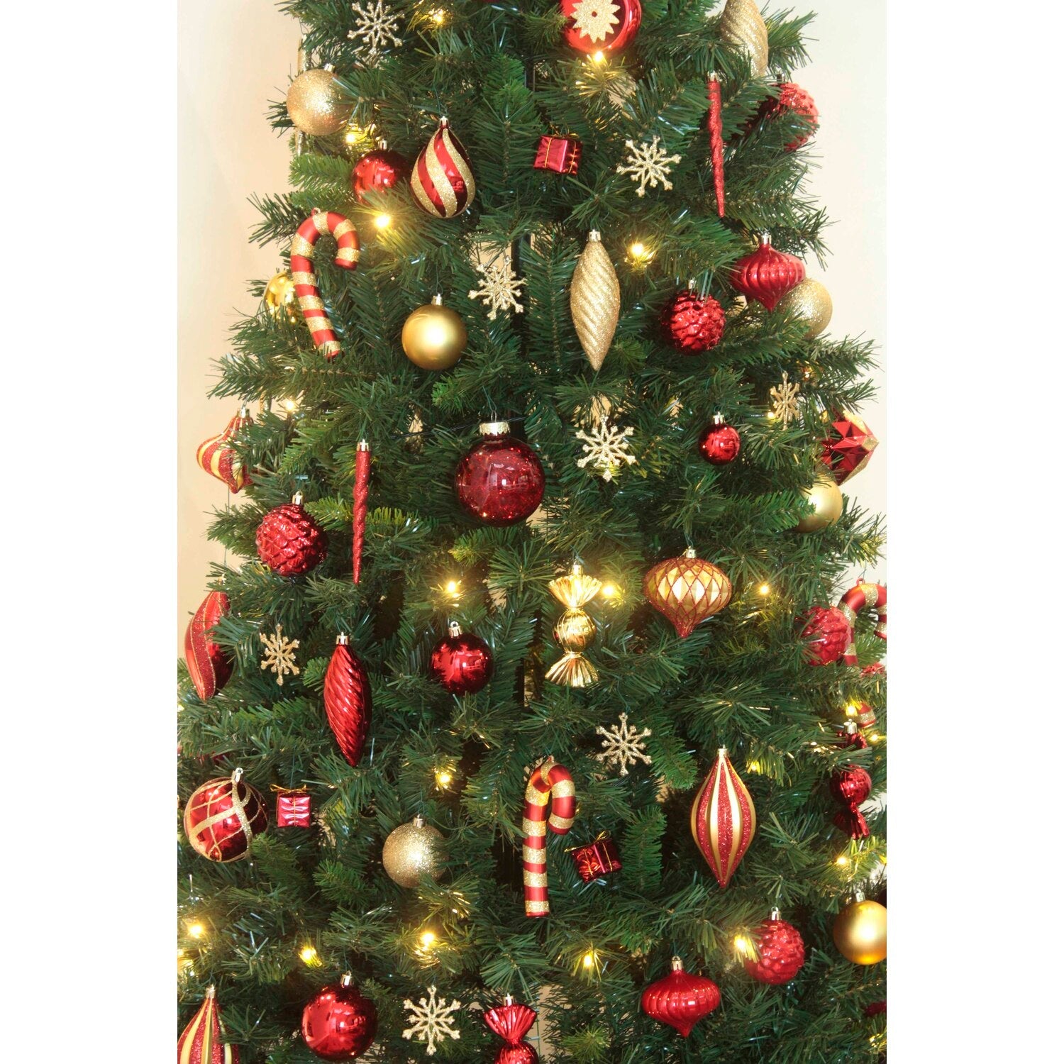 🎄 Árvore de Natal Pop-Up com Luzes Brancas Quentes – Verde / 2,10m