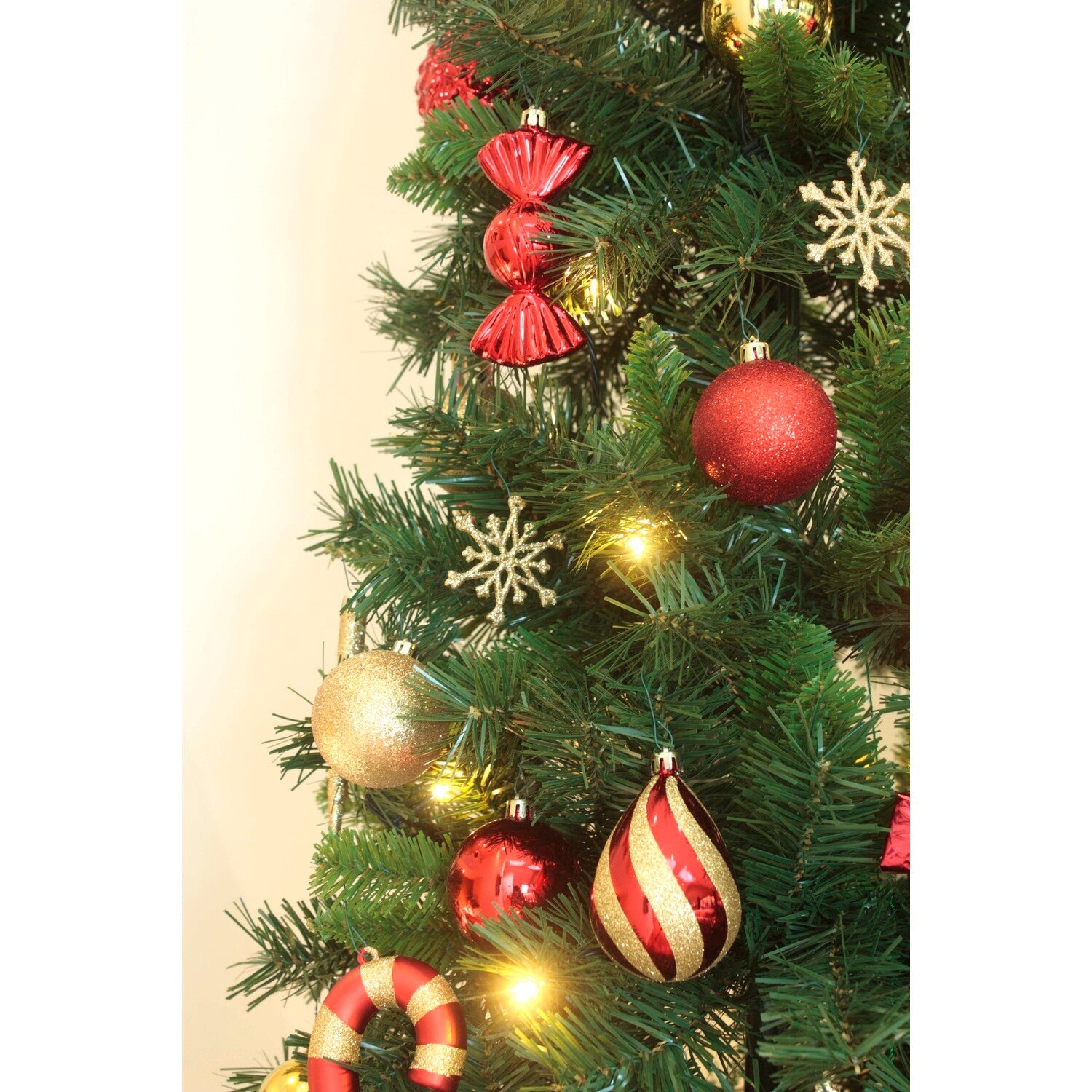 🎄 Árvore de Natal Pop-Up com Luzes Brancas Quentes – Verde / 2,10m