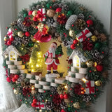 Guirlanda Decoração Natalina com led Luxo 65CM