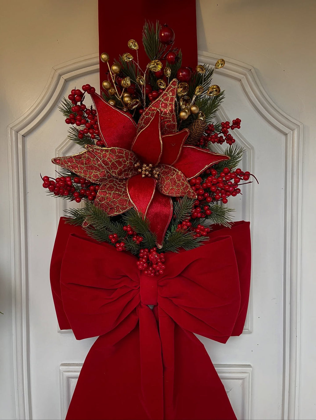 Escapulário De Natal Veludo 2,10x 40cm