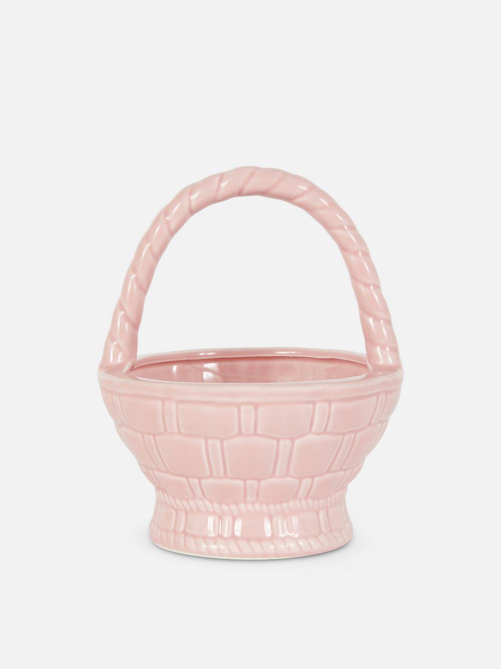 Tigela de cesta de Páscoa Peter Rabbit Rosa - 1 Peça