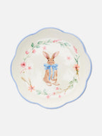 Conjuntos de Pratos Estampados de Páscoa Peter Rabbit Azul - 6 Peças