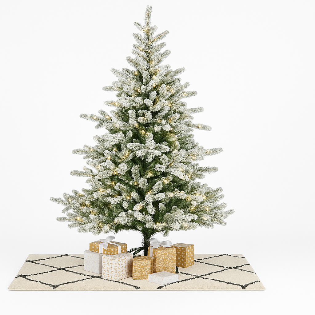 Árvore de Natal Nevada 1,80m de Altura - 1.326 Galhos - Micro LED