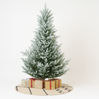 Árvore de Natal Nevada Sem Led