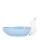 Tigela de coelho de ovo de Páscoa Peter Rabbit Azul- 1 Peça