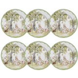 Conjuntos de Pratos Estampados de Páscoa Magic Easter- 6 Peças