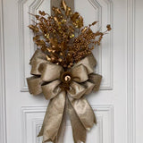 Escapulário Natalino Dourado Champagne