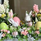 Arranjo temático Páscoa para decoração - 40 x 20 x 17