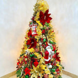 Árvore de Natal + Decoração 360º Link Inclusa - 1,50 Metros