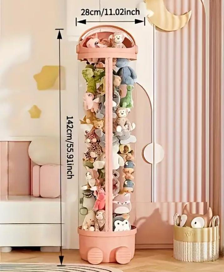 Tubo Decorativo de Armazenamento - Ursinhos e brinquedos