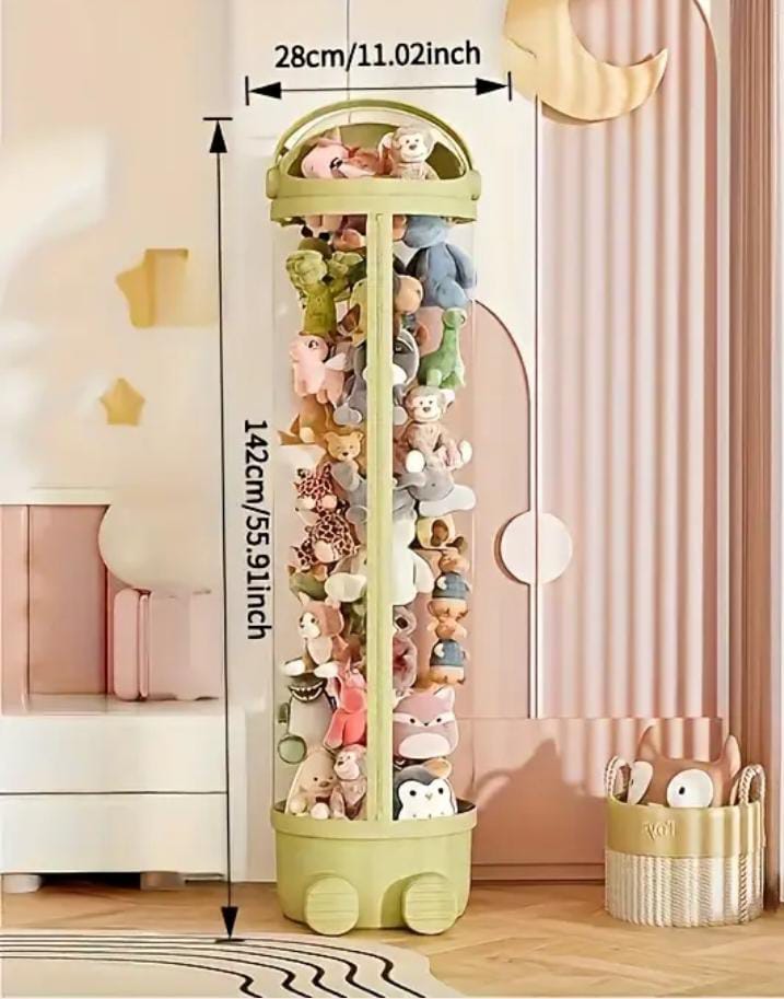 Tubo Decorativo de Armazenamento - Ursinhos e brinquedos