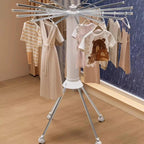 Varal Portátil Dobrável Para Roupas - Com 16 hastes