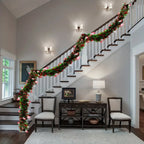 Festão Natalino Fake Com Decorações