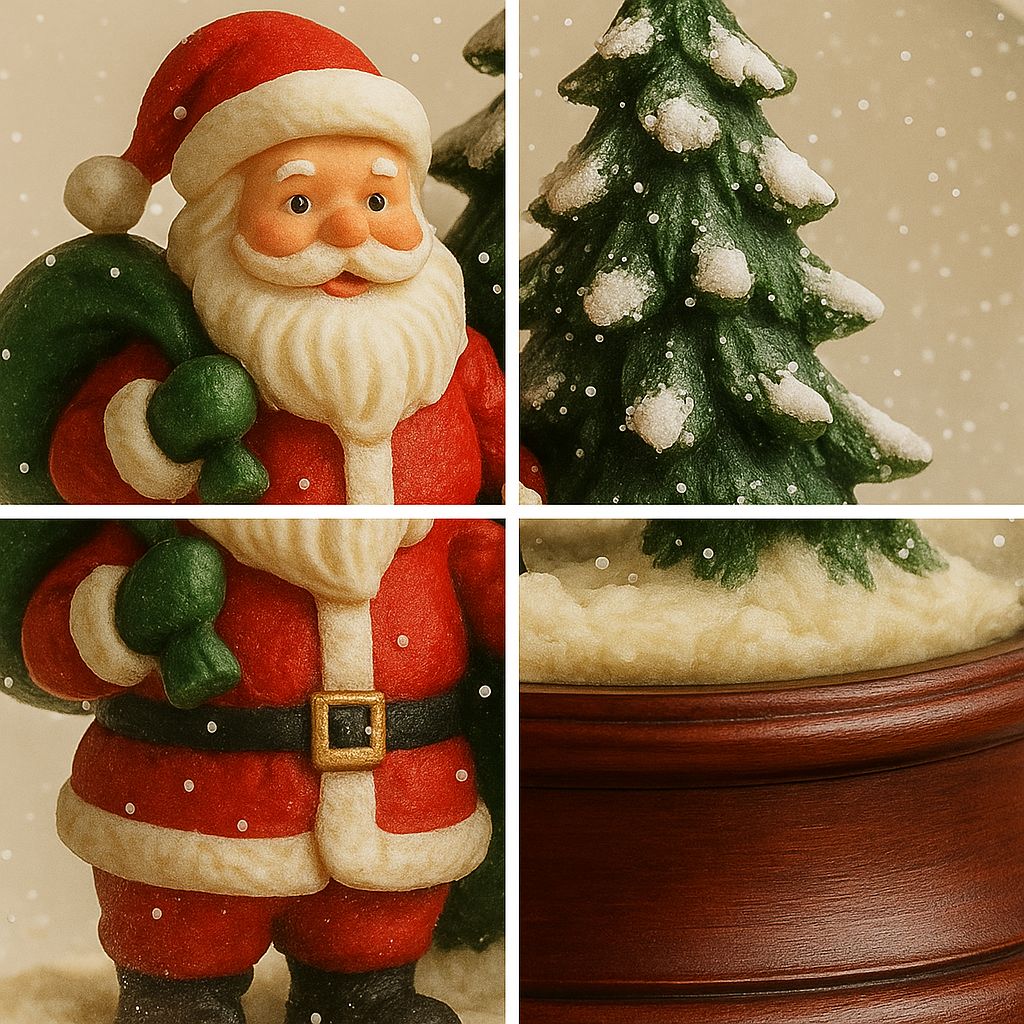 Globo de Neve Natalino Papai Noel