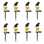 Kit Luminária Solar Abóbora Decorativa - Halloween