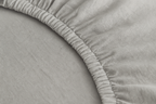 Lençol de Elástico Solteiro Cinza - Básico