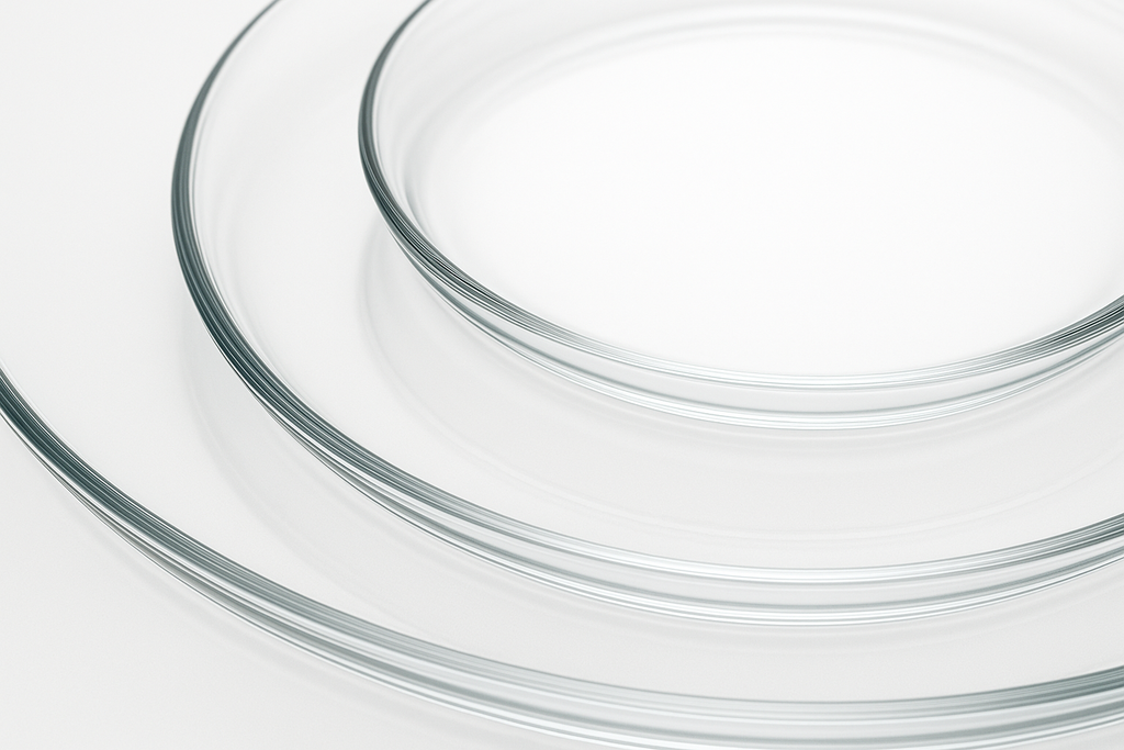 Conjunto 4 Travessas Vidro Temperado - Design Moderno