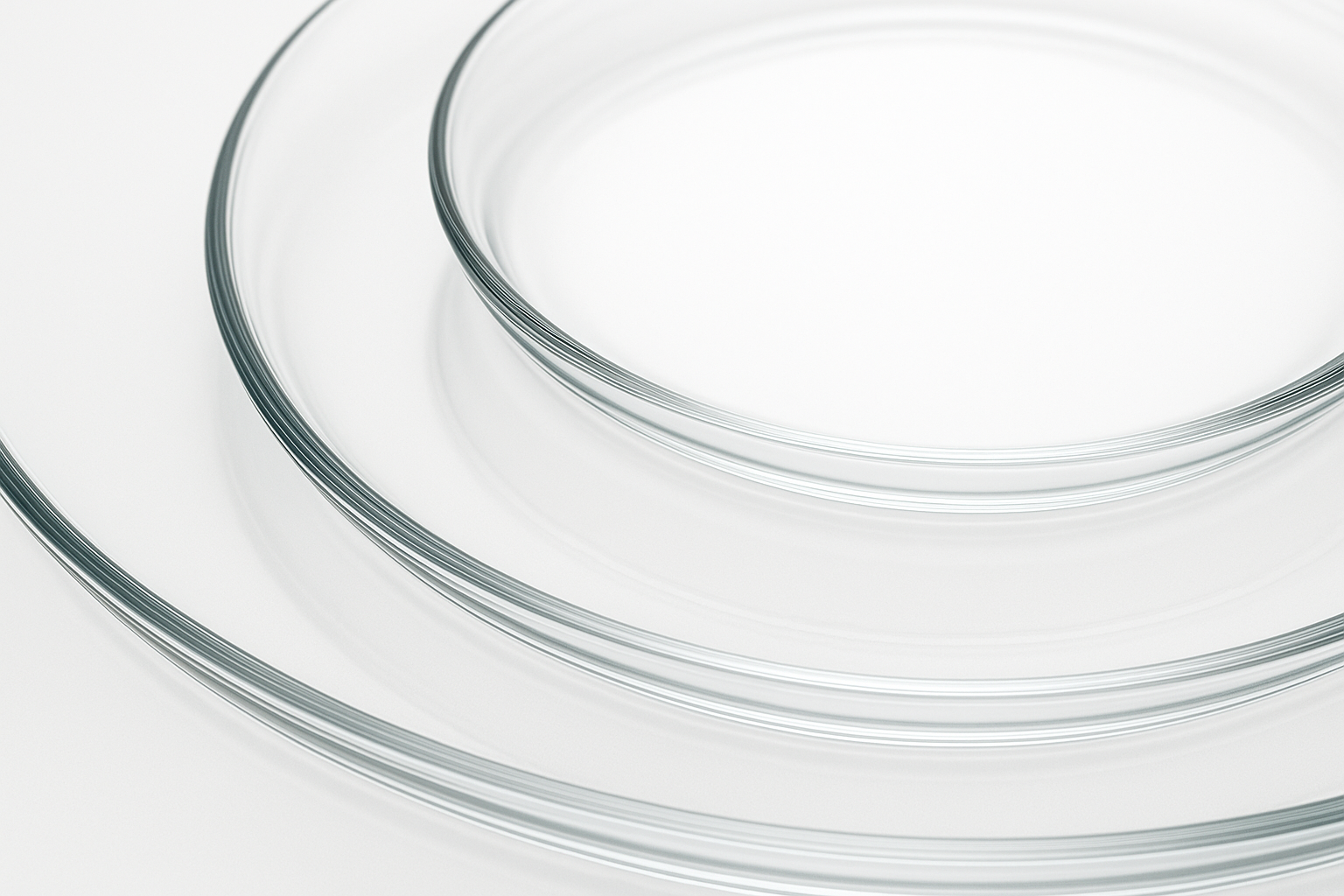 Conjunto 4 Travessas Vidro Temperado - Design Moderno