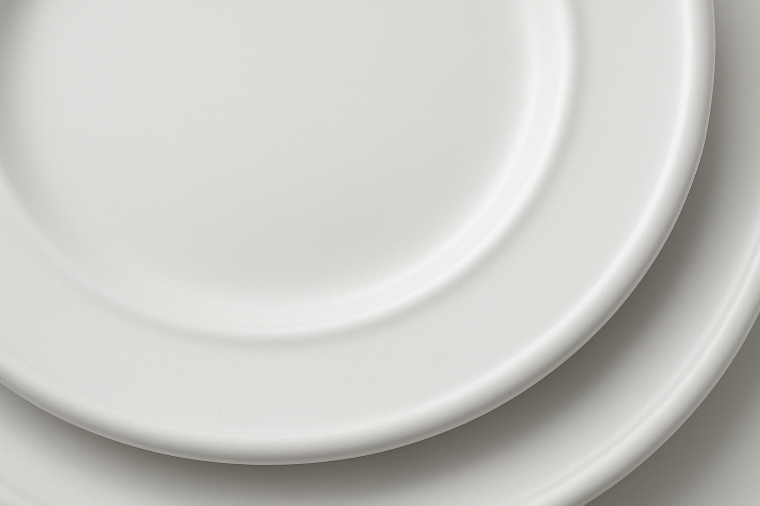 Conjunto 6 Pratos Rasos Brancos Cerâmica - 26cm