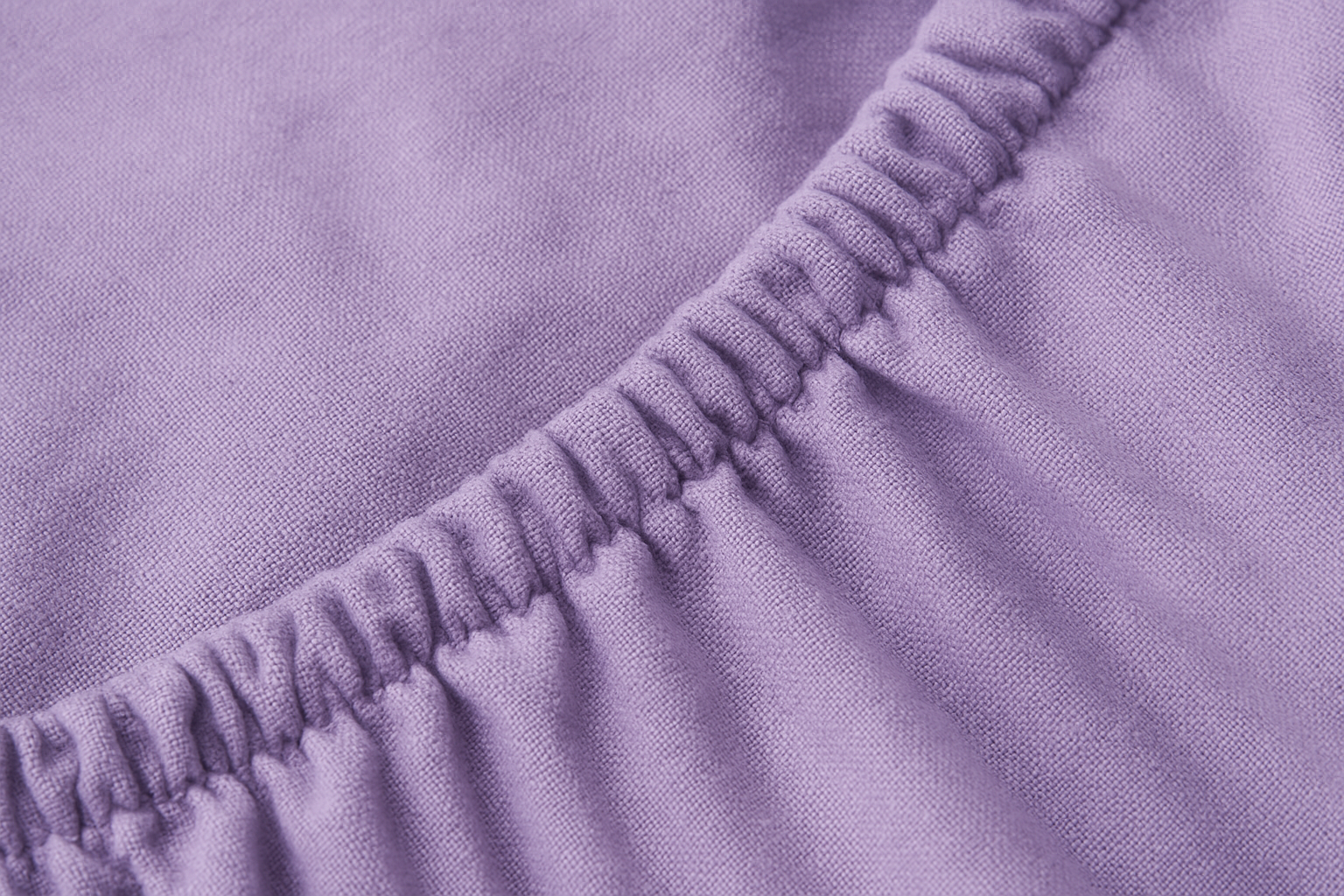 Lençol de Elástico Queen Lavanda Algodão - 158x198cm