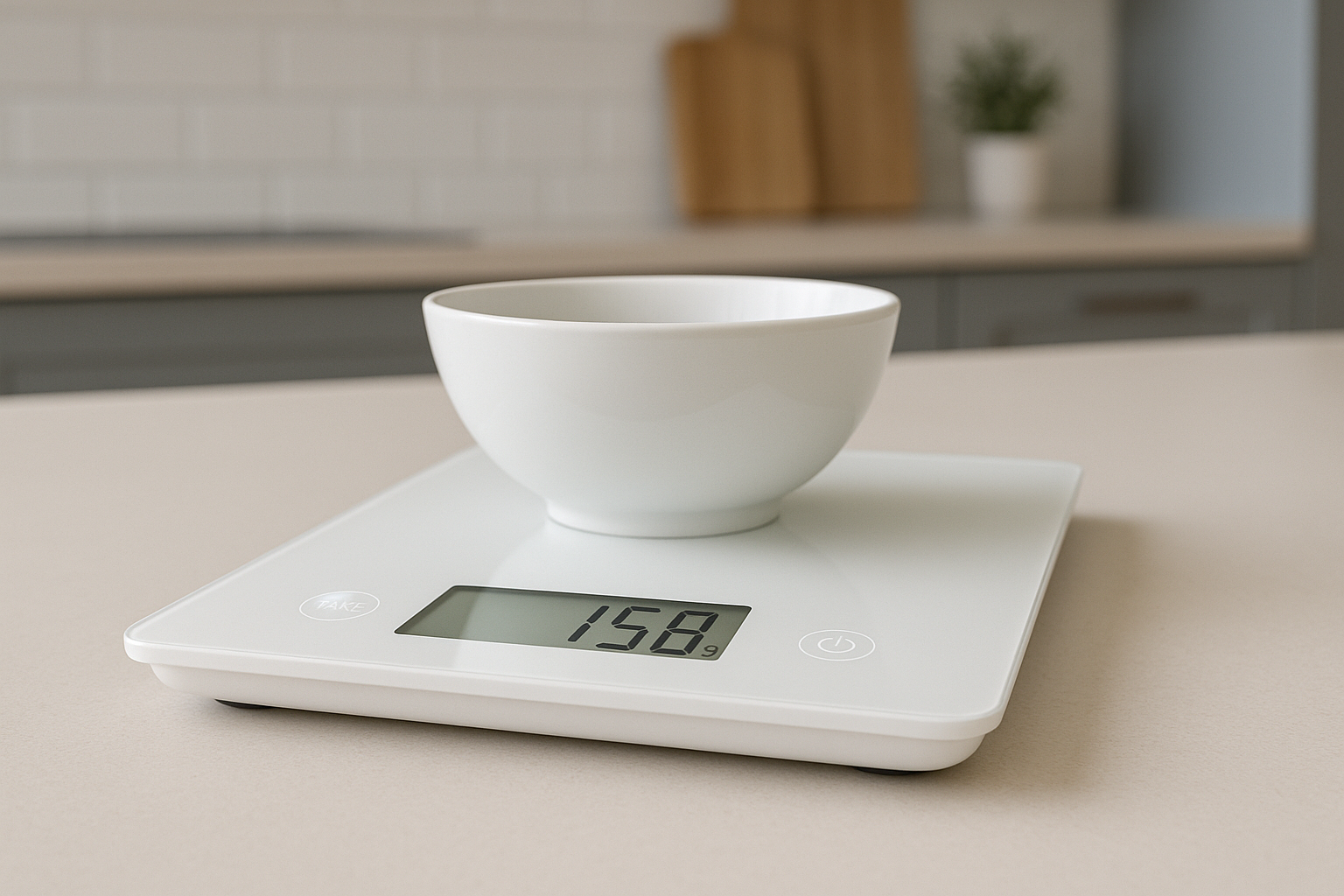 Balança Digital de Cozinha Vidro Temperado LCD 5kg