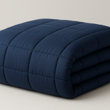 Edredom Casal Inverno Azul Marinho Matelassê