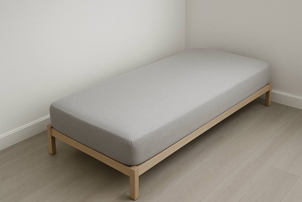 Lençol de Elástico Solteiro Cinza - Básico