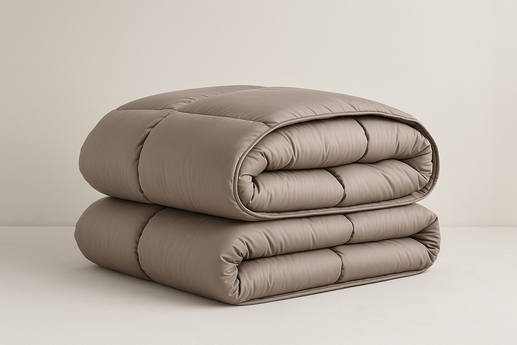 Edredom Premium Taupe - Pluma Sintética Luxo