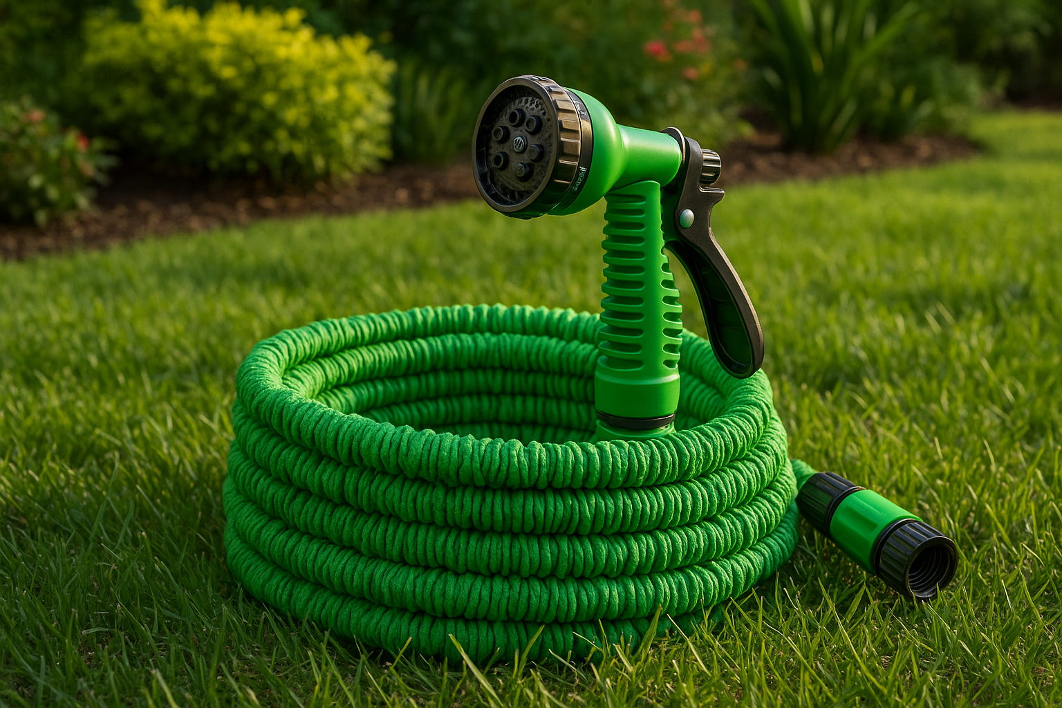 Mangueira de Jardim Extensível 15m com Esguicho Multijato