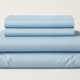 Jogo de Cama Casal Algodão Azul Claro - 3 Peças