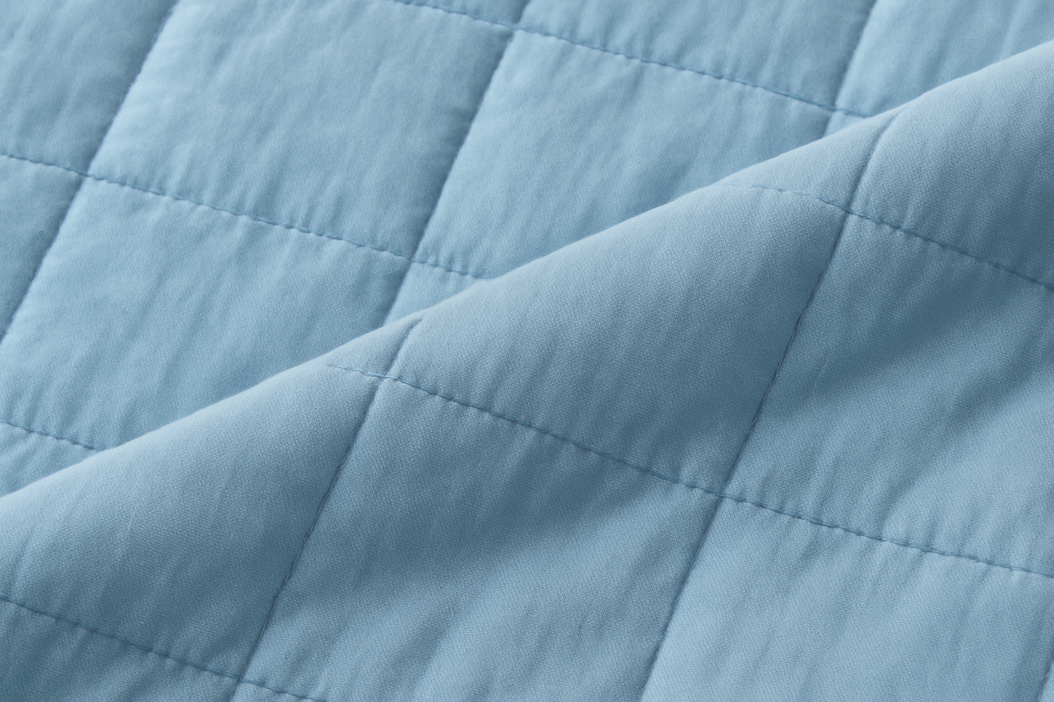 Edredom Solteiro Verão Azul Claro - Fibra Leve