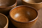Conjunto 6 Bowls Cerâmica Artesanal Terra - Peças Únicas