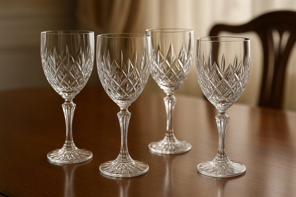 Conjunto 6 Taças Vinho Cristal Premium - 450ml Luxo