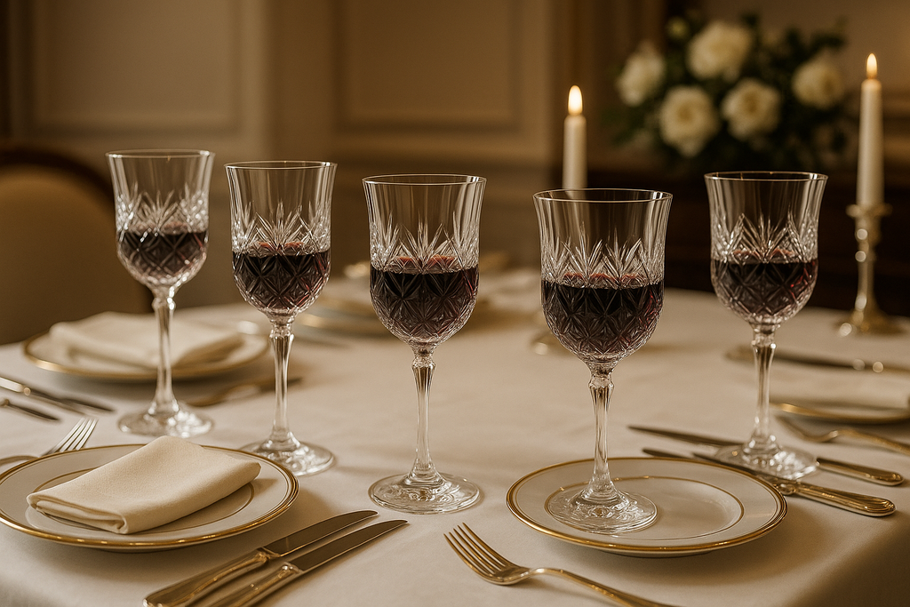 Conjunto 6 Taças Vinho Cristal Premium - 450ml Luxo