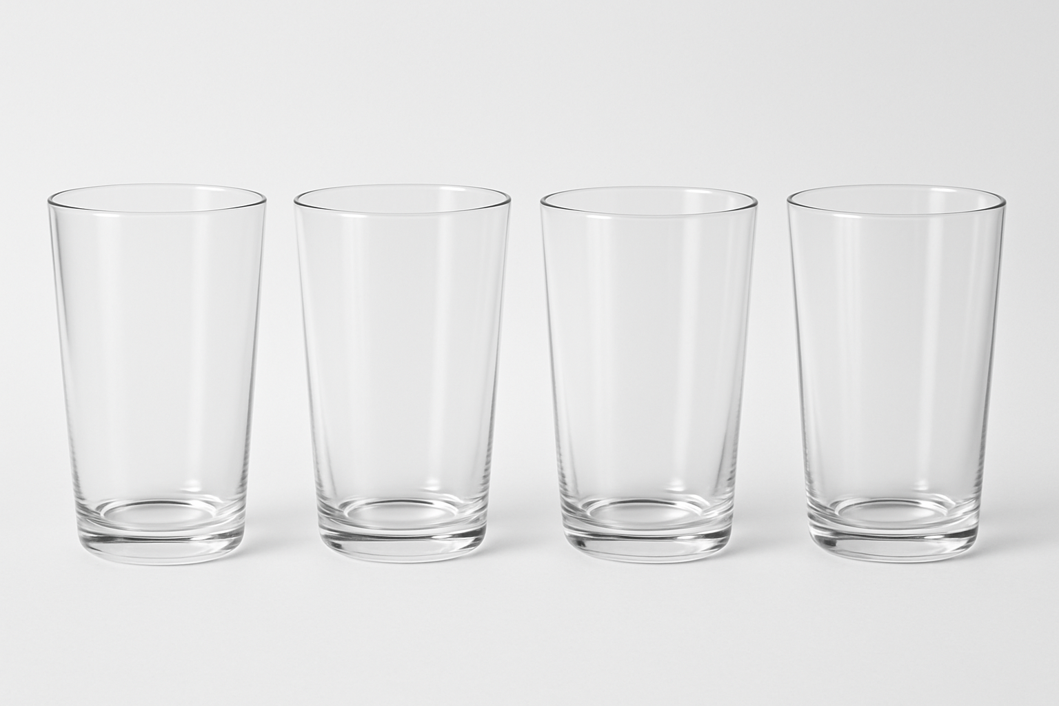 Conjunto 6 Copos de Vidro Transparente - 300ml