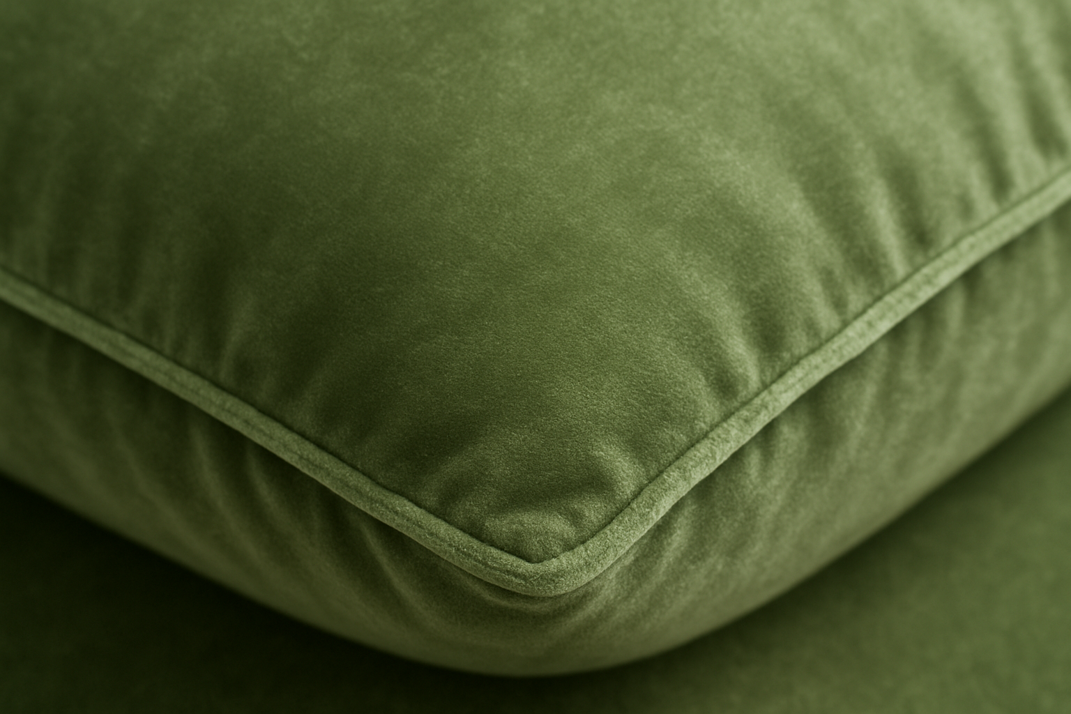 Almofada Decorativa Verde Sage Veludo - 45x45cm