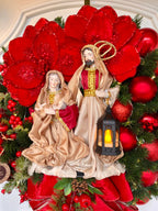 Guirlanda De Natal Sagrada Família C/ Led 50cm