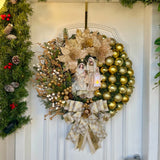 Guirlanda De Natal Sagrada Família C/ Led 65cm