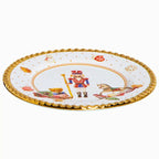 Pratos de Sobremesa Cerâmica Temático Natalino - 6 peças