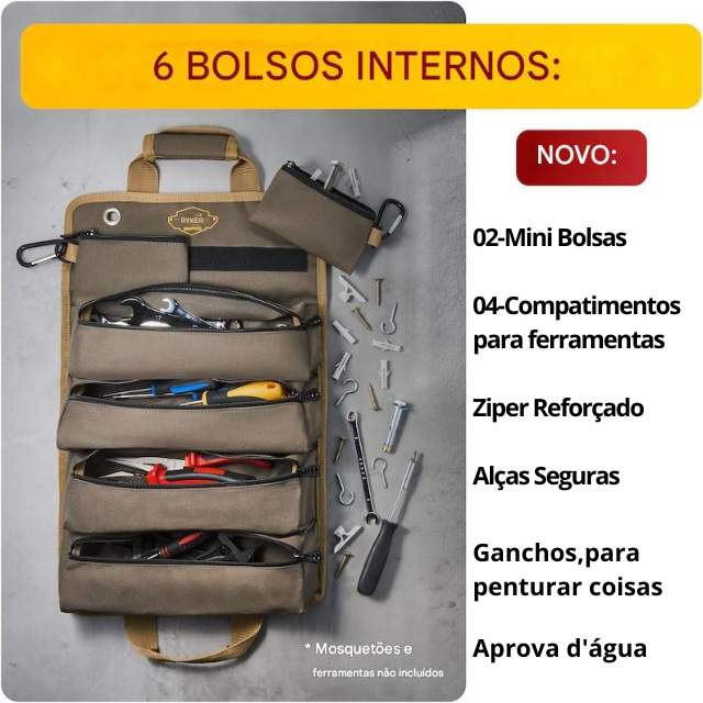 Bolsa Organizadora de Ferramentas  Profissional