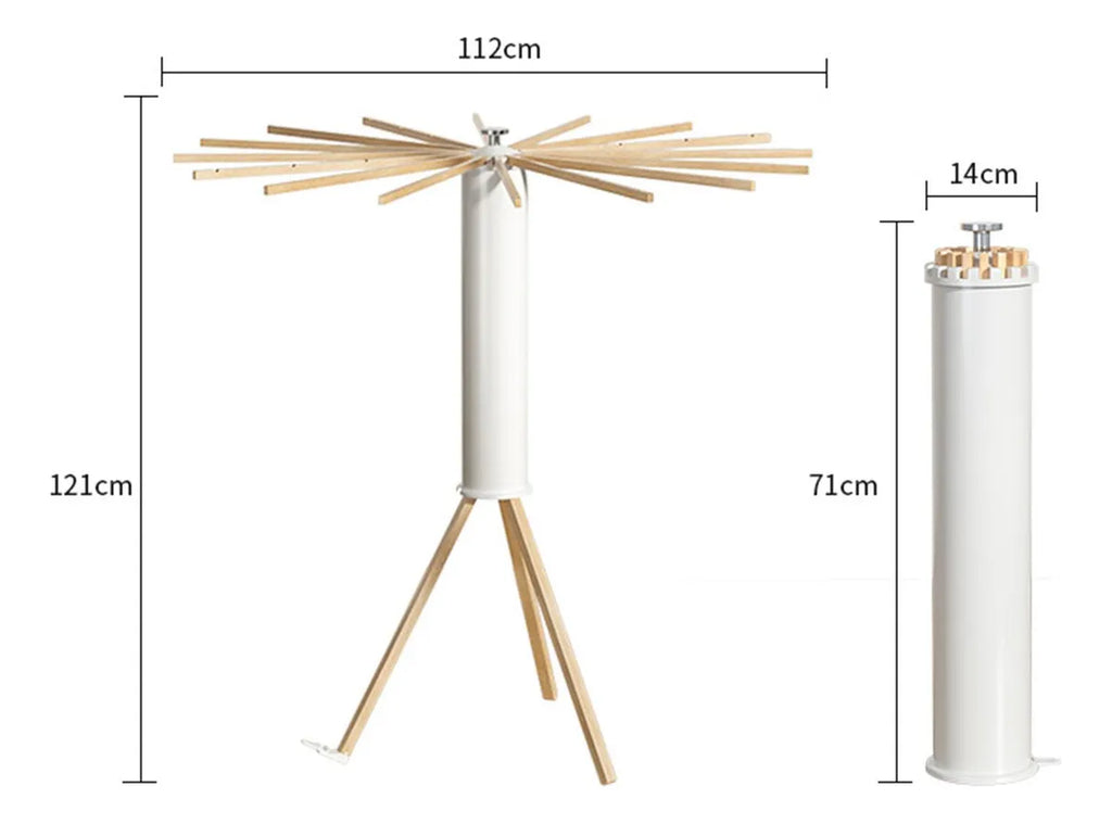 Varal Portátil Dobrável Para Roupas - Com 16 hastes