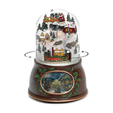 Globo de neve de Natal da Snowy Village